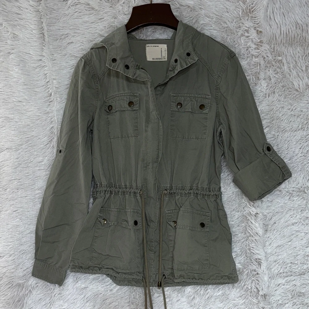 Life in Progress Sage Utility Jacket - Picture 1 of 9